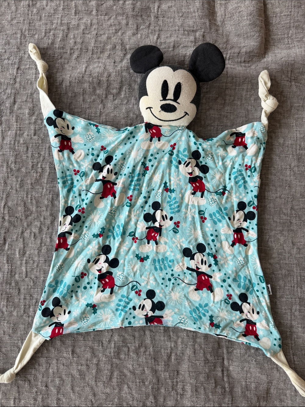 Little Sleepies Disney Mickey Mouse Christmas Lovey
